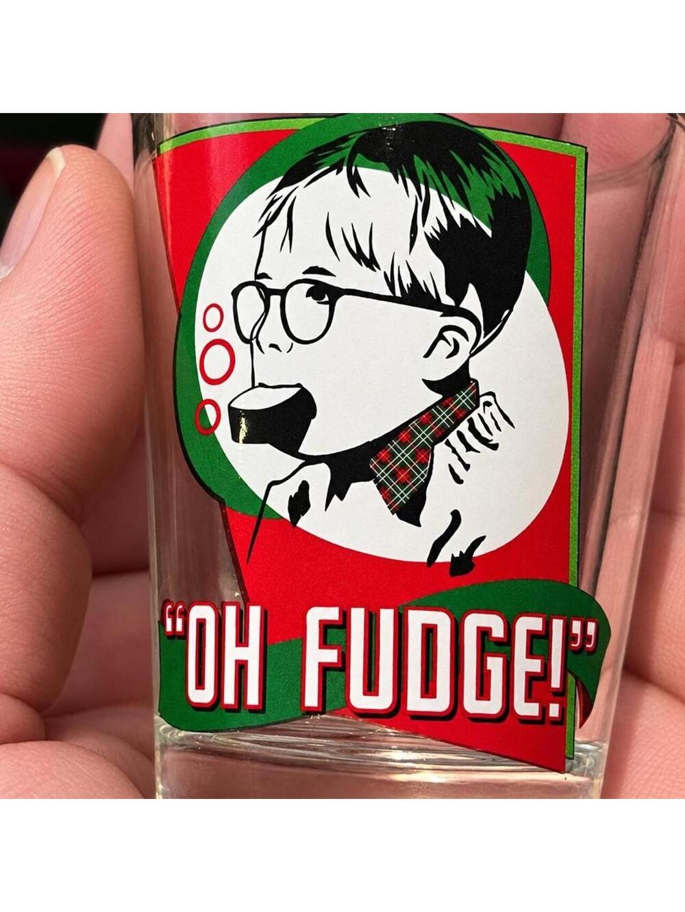 New A Christmas Story Shot Glass Set of 4 Mini Glassware Set 1.5 oz Warner Bros